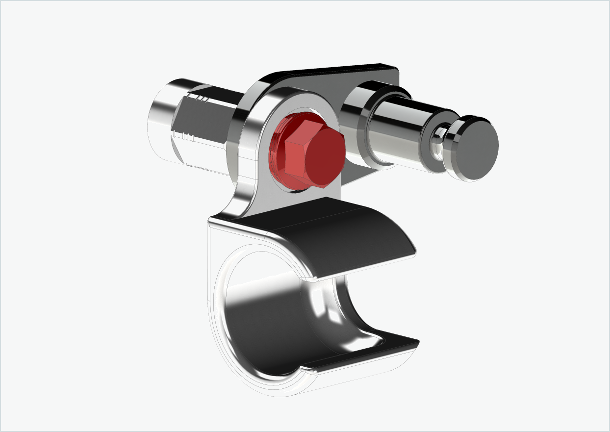 Set di viti per adattatore universale - montaggio doppio